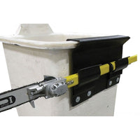 Load image into Gallery viewer, Bucket Mounted Tool Holder Fits Round &amp; Oval Long Reach Chainsaws &amp; Pole Pruners

