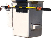 Load image into Gallery viewer, Bucket Mounted Tool Holder Fits Round &amp; Oval Long Reach Chainsaws &amp; Pole Pruners
