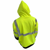 Load image into Gallery viewer, Forester Double Weight Class 3 Hi-Vis Pullover Hoodie With Built In Face Mask
