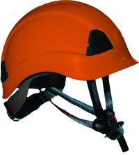 Load image into Gallery viewer, Arborist Climbing Safety Helmet Meets ANSI Tree Climbers Helmet Orange
