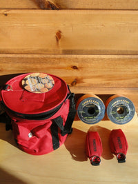 Load image into Gallery viewer, Arborist Tree Workers Throw Line Kit Rope Bag 2-15OZ Bags, 2 Rolls Of Throw Line
