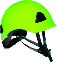 Load image into Gallery viewer, Arborist Climbing Safety Helmet Meets ANSI Tree Climbers Helmet Safety Green
